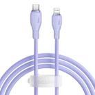 Baseus Pudding Series 20W Type-C to 8 Pin Fast Charging Data Cable, Length:1.2m(Purple) - 1