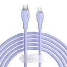 Baseus Pudding Series 20W Type-C to 8 Pin Fast Charging Data Cable, Length:2m(Purple) - 1