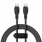 Baseus Pudding Series 100W Type-C to Type-C Fast Charging Data Cable, Length:1.2m(Black) - 1