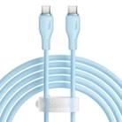Baseus Pudding Series 100W Type-C to Type-C Fast Charging Data Cable, Length:2m(Blue) - 1