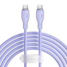 Baseus Pudding Series 100W Type-C to Type-C Fast Charging Data Cable, Length:2m(Purple) - 1