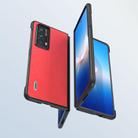 For Honor Magic VS2 ABEEL Wood Texture PU Phone Case(Red) - 3