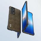 For Honor Magic VS2 ABEEL Weave Plaid PU Phone Case(Green) - 3
