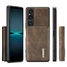 For Sony Xperia 1 VI DG.MING M1 Series 3-Fold Multi Card Wallet + Magnetic Phone Case(Coffee) - 2