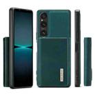 For Sony Xperia 1 VI DG.MING M1 Series 3-Fold Multi Card Wallet + Magnetic Phone Case(Green) - 2