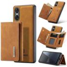 For Sony Xperia 10 VI DG.MING M1 Series 3-Fold Multi Card Wallet + Magnetic Phone Case(Brown) - 1