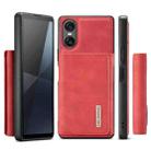 For Sony Xperia 10 VI DG.MING M1 Series 3-Fold Multi Card Wallet + Magnetic Phone Case(Red) - 2