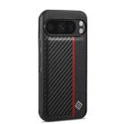 For Google Pixel 10 Pro XL LC.IMEEKE 3 in 1 Carbon Fiber Texture Shockproof Phone Case(Black) - 2