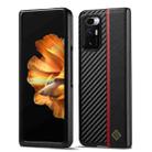 For Xiaomi Mi Mix Fold LC.IMEEKE 3 in 1 Carbon Fiber Texture Shockproof Phone Case(Black) - 1