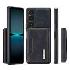 For Sony Xperia 1 VI DG.MING M2 Series 3-Fold Multi Card Bag + Magnetic Phone Case(Black) - 2