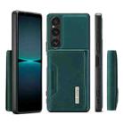 For Sony Xperia 1 VI DG.MING M2 Series 3-Fold Multi Card Bag + Magnetic Phone Case(Green) - 2