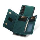 For Sony Xperia 1 VI DG.MING M2 Series 3-Fold Multi Card Bag + Magnetic Phone Case(Green) - 3