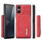 For Sony Xperia 10 VI DG.MING M2 Series 3-Fold Multi Card Bag + Magnetic Phone Case(Red) - 2