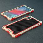 For iPhone XR R-JUST AMIRA Shockproof Dustproof Waterproof Metal Protective Case(Gold Red) - 1