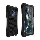 For Samsung Galaxy S9 R-JUST AMIRA Shockproof Dustproof Waterproof Metal Protective Case(Black) - 1