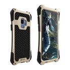 For Samsung Galaxy S9 R-JUST AMIRA Shockproof Dustproof Waterproof Metal Protective Case(Black Gold) - 1