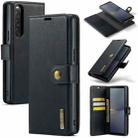 For Sony Xperia 10 V DG.MING Crazy Horse Texture Detachable Magnetic Leather Phone Case(Black) - 1