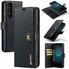 For Sony Xperia 1 VI DG.MING Crazy Horse Texture Detachable Magnetic Leather Phone Case(Black) - 1