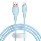 Baseus Pudding Series 100W USB to Type-C Fast Charging Data Cable, Length:1.2m(Blue) - 1