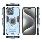 For iPhone 16 Pro Max Shockproof PC + TPU Holder Phone Case(Navy Blue) - 3