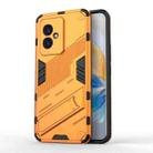 For Honor 100 5G Punk Armor 2 in 1 PC + TPU Phone Case with Holder(Orange) - 1