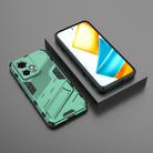 For Honor 90 GT 5G Punk Armor 2 in 1 PC + TPU Phone Case with Holder(Green) - 2