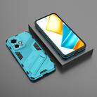 For Honor 90 GT 5G Punk Armor 2 in 1 PC + TPU Phone Case with Holder(Blue) - 2
