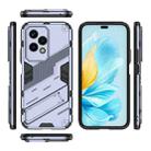 For Honor 200 Lite 5G Global Punk Armor 2 in 1 PC + TPU Phone Case with Holder(Grey) - 3