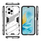 For Honor 200 Lite 5G Global Punk Armor 2 in 1 PC + TPU Phone Case with Holder(White) - 3