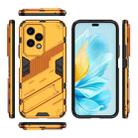 For Honor 200 Lite 5G Global Punk Armor 2 in 1 PC + TPU Phone Case with Holder(Orange) - 3