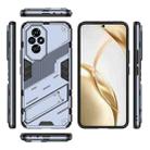 For Honor 200 Punk Armor 2 in 1 PC + TPU Phone Case with Holder(Grey) - 3