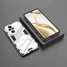 For Honor 200 Pro Punk Armor 2 in 1 PC + TPU Phone Case with Holder(White) - 2