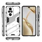 For Honor 200 Pro Punk Armor 2 in 1 PC + TPU Phone Case with Holder(White) - 3