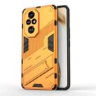 For Honor 200 Pro Punk Armor 2 in 1 PC + TPU Phone Case with Holder(Orange) - 1