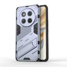 For Honor X60 Pro 5G Punk Armor 2 in 1 PC + TPU Phone Case with Holder(Grey) - 1