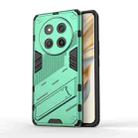 For Honor X60 Pro 5G Punk Armor 2 in 1 PC + TPU Phone Case with Holder(Green) - 1