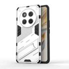 For Honor X60 Pro 5G Punk Armor 2 in 1 PC + TPU Phone Case with Holder(White) - 1