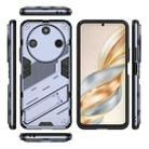 For Honor X60 5G Punk Armor 2 in 1 PC + TPU Phone Case with Holder(Grey) - 3