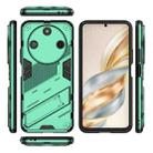 For Honor X60 5G Punk Armor 2 in 1 PC + TPU Phone Case with Holder(Green) - 3