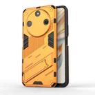 For Honor X60 5G Punk Armor 2 in 1 PC + TPU Phone Case with Holder(Orange) - 1