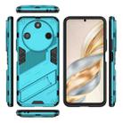 For Honor X60 5G Punk Armor 2 in 1 PC + TPU Phone Case with Holder(Blue) - 3