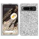 For Google Pixel Fold Glitter Powder Shockproof TPU Phone Case(Silver) - 1