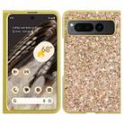 For Google Pixel Fold Glitter Powder Shockproof TPU Phone Case(Gold) - 1