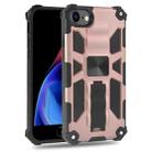 For iPhone 6 Shockproof TPU + PC Magnetic Protective Case with Holder(Rose Gold) - 1