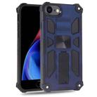 For iPhone 6 Shockproof TPU + PC Magnetic Protective Case with Holder(Blue) - 1