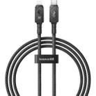 Baseus Unbreakable Series 20W Type-C to 8 Pin Fast Charging Data Cable, Length:1m(Black) - 1
