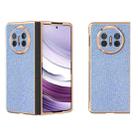 For Huawei Mate X5 Nano Plating Diamond Texture Phone Case(Blue) - 1