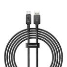 Baseus Unbreakable Series 100W USB to Type-C Fast Charging Data Cable, Length:2m(Black) - 1