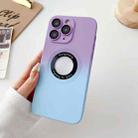 For iPhone 11 Pro Max Two-color Gradient MagSafe TPU Phone Case(Purple+Blue) - 1
