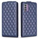 For Nokia G42 5G Diamond Lattice Vertical Flip Leather Phone Case(Blue) - 1
